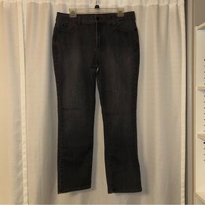 NYDJ Straight Leg Jeans in Gray